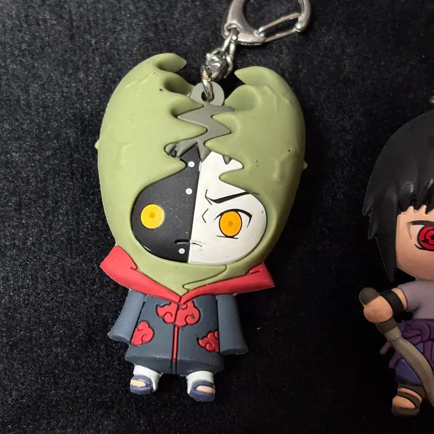 [BUNJANG] Naruto Sasuke Jetz Figure Keychain Set - 3D Backpack Clip Series / 사스케 제츠 피규어 키링 세트 3D 백클립 시리즈 나루토