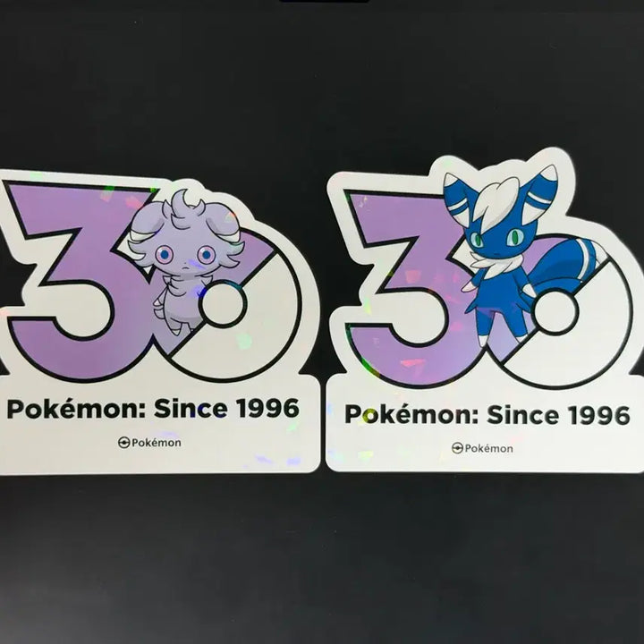 [BUNJANG] Pokemon 30th Anniversary Pop-up Store Nyasper Nyonic Limited Edition Logo Sticker Set / 냐스퍼 냐오닉스 한정판 포켓몬 30주년 팝업 로고스티커 스티커