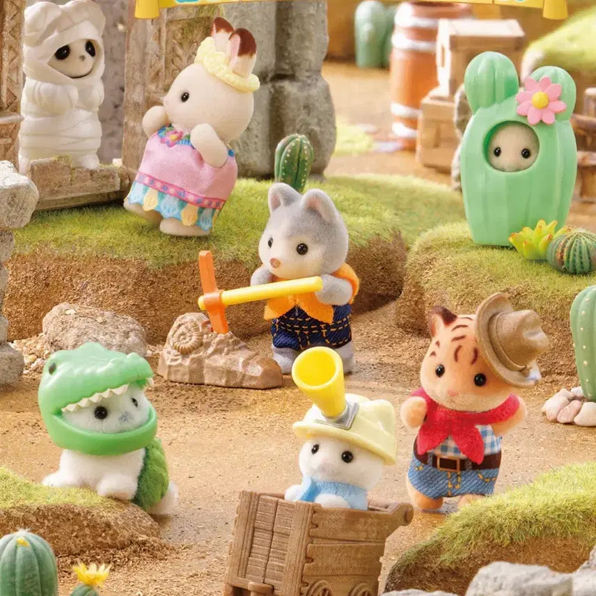 [BUNJANG] Sylvanian Families Adventure Blind Bag Cactus Baby Rabbit Figure / 실바니안 어드벤처 블라인드백 블라인드팩 선인장