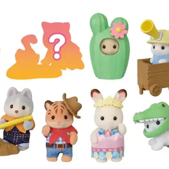 [BUNJANG] Sylvanian Families Adventure Blind Bag Cactus Baby Rabbit Figure / 실바니안 어드벤처 블라인드백 블라인드팩 선인장