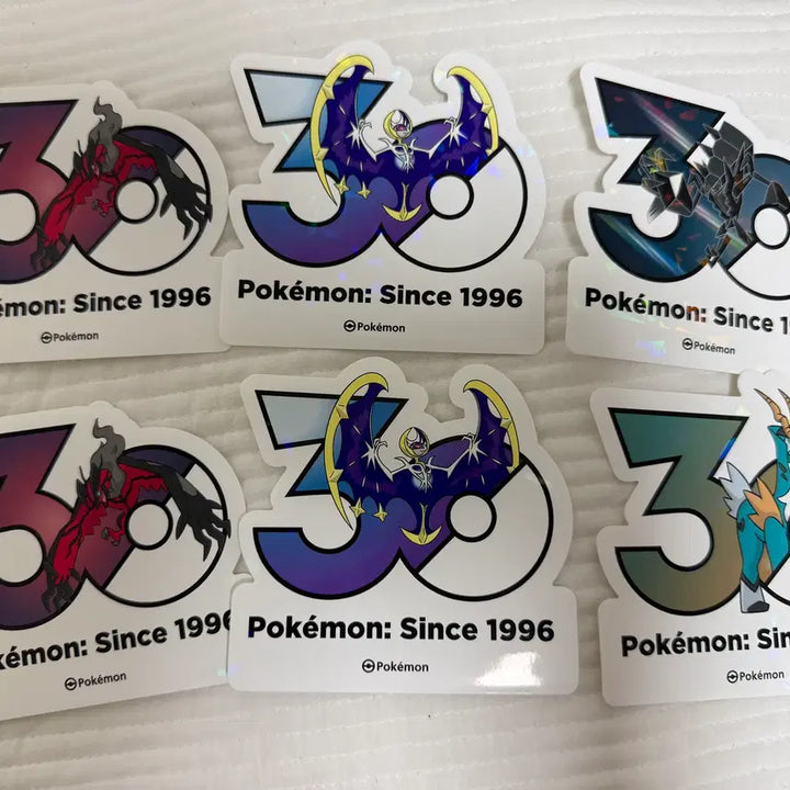 [BUNJANG] Pokemon 30th Anniversary Pop-up Random Sticker Set (Legendary Pokemon) / 포켓몬 30주년 랜덤 스티커 이벨타르 루나아라 네크로즈마 코바르온
