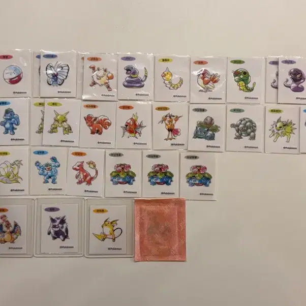 [BUNJANG] Pokemon 30th Anniversary Stickers / 포켓몬 아트워크 띠부씰 신상 팝니다