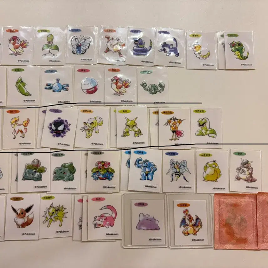 [BUNJANG] Pokemon 30th Anniversary Stickers / 포켓몬 아트워크 띠부씰 신상 팝니다
