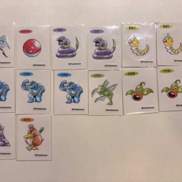 [BUNJANG] Pokemon 30th Anniversary Stickers / 포켓몬 띠부씰 30주년 아트웍띠부씰 판매