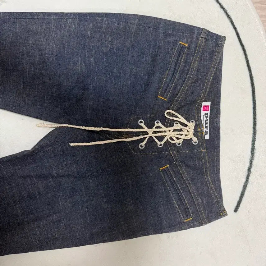 [BUNJANG] Pura Layered Denim Pants / Pura 레이어드 데님 팬츠