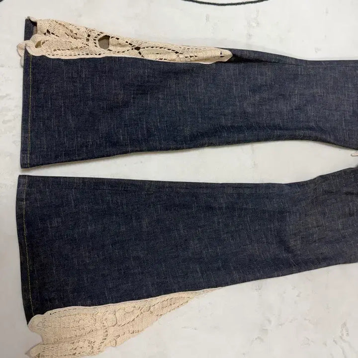 [BUNJANG] Pura Layered Denim Pants / Pura 레이어드 데님 팬츠
