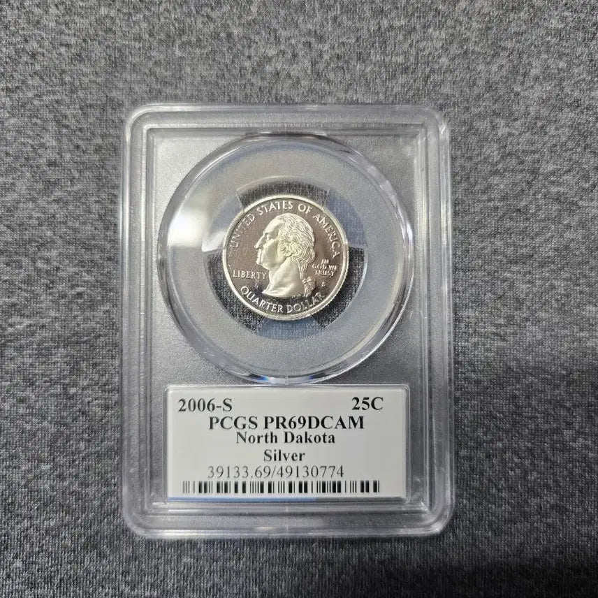 [BUNJANG] 2006 North Dakota State Quarter PCGS PR69DCAM Silver Coin / 2006 노스다코타 주화 PCGS PR69DCAM 실버