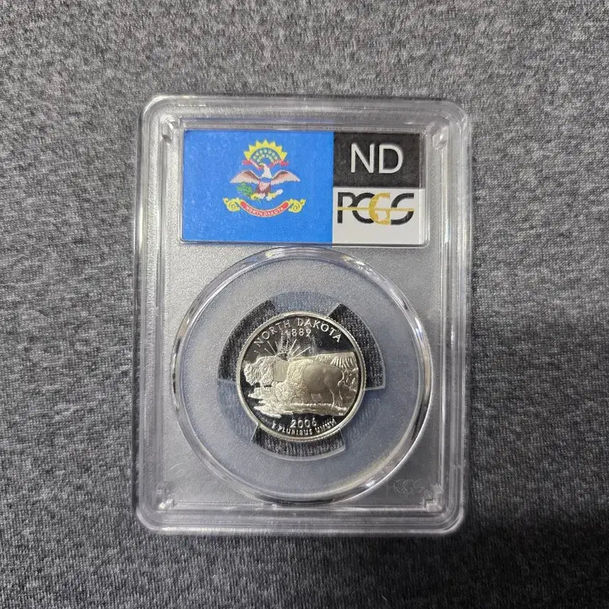 [BUNJANG] 2006 North Dakota State Quarter PCGS PR69DCAM Silver Coin / 2006 노스다코타 주화 PCGS PR69DCAM 실버