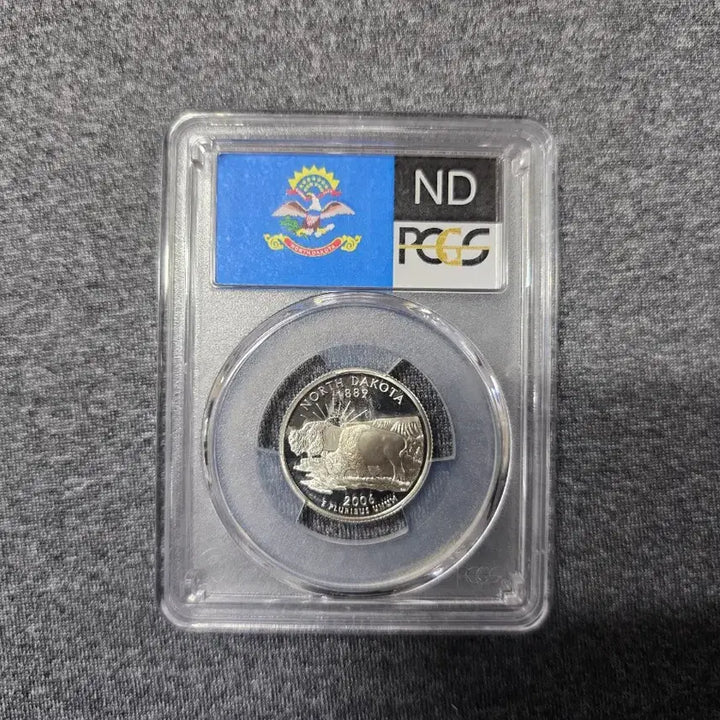 [BUNJANG] 2006 North Dakota State Quarter PCGS PR69DCAM Silver Coin / 2006 노스다코타 주화 PCGS PR69DCAM 실버