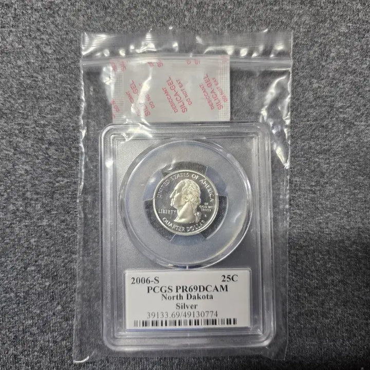 [BUNJANG] 2006 North Dakota State Quarter PCGS PR69DCAM Silver Coin / 2006 노스다코타 주화 PCGS PR69DCAM 실버