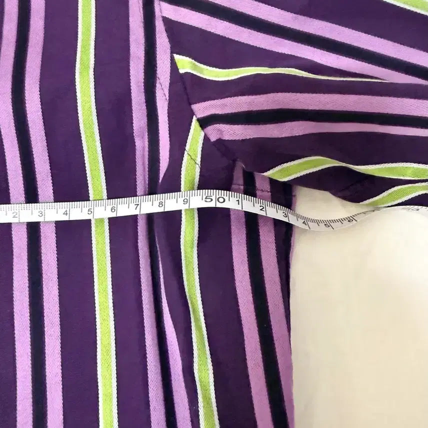 [BUNJANG] Beanpole Purple Stripe Shirt 105 / (남성복) 빈폴 퍼플 스트라이프 셔츠 105