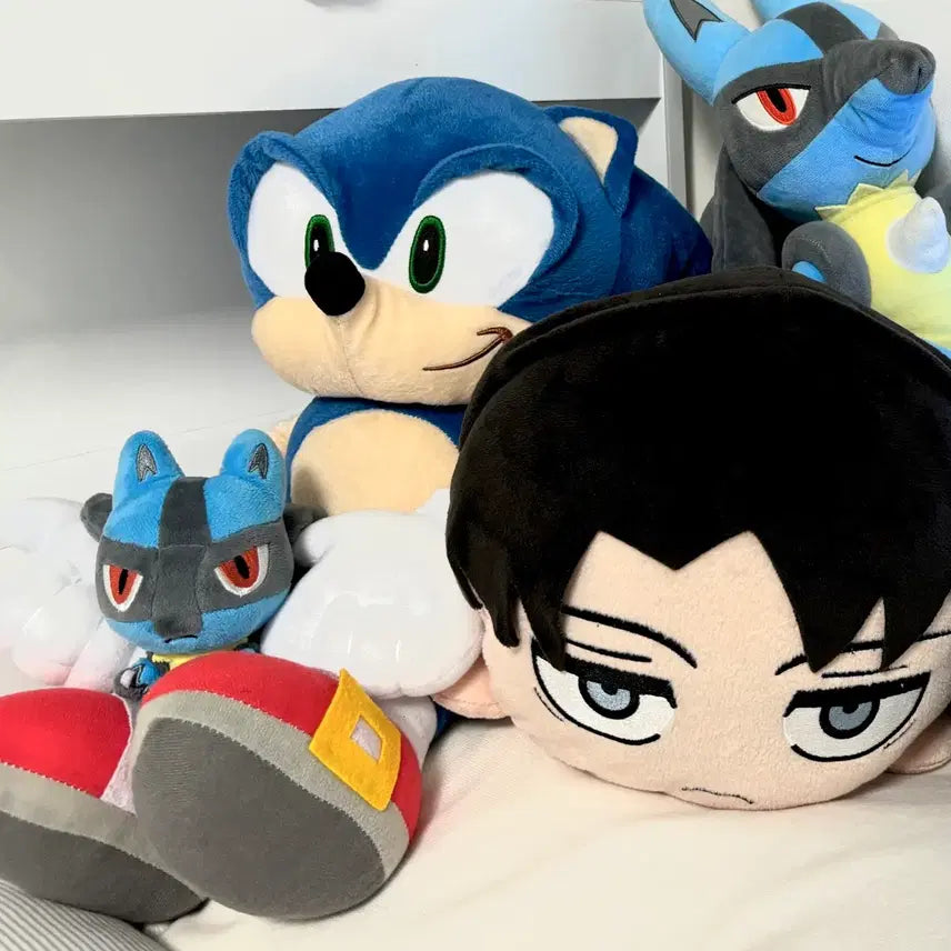 [BUNJANG] SEGA Sonic the Hedgehog Authentic Plush Backpack / 소닉 더헤지혹 정품 봉제 인형 가방 세가 수퍼소닉 아노깔 서브컬쳐