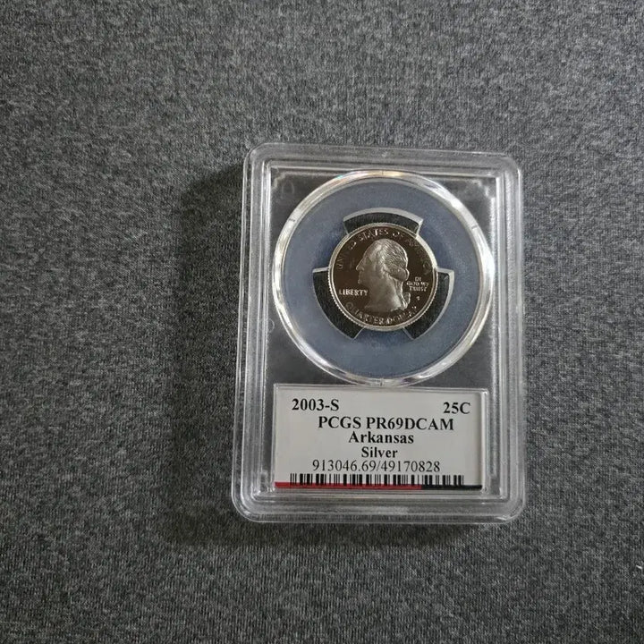 [BUNJANG] 2003 Arkansas State Quarter PCGS PR69DCAM Silver Coin / 2003 아칸소 주화 PCGS PR69DCAM 실버