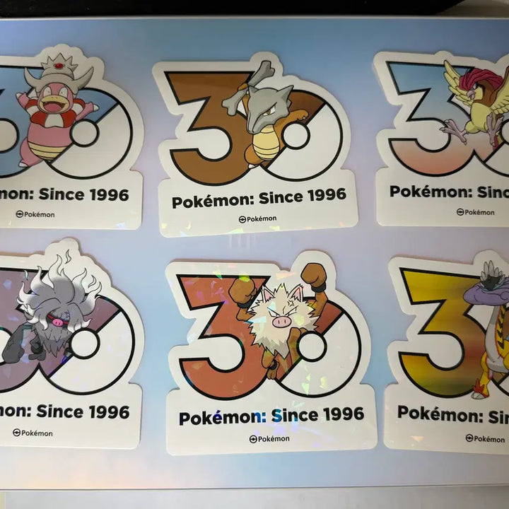 [BUNJANG] Pokemon 30th Anniversary Pop-up Random Sticker / 포켓몬 30주년 팝업 랜덤 스티커