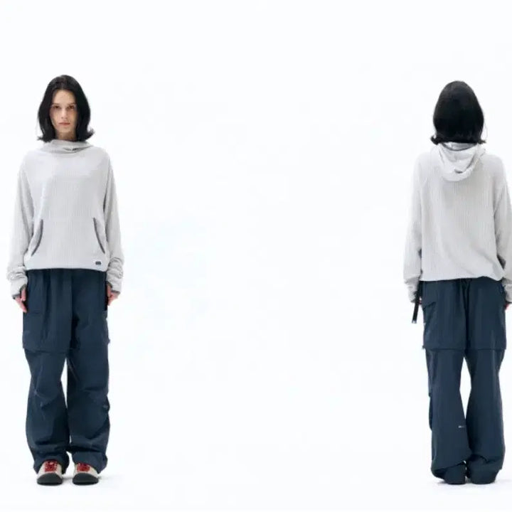 [BUNJANG] Madden Funny Pullover Hoodie Light Grey S / 매든 퍼니 풀오버 후드 라이트그레이 S(넉넉함)
