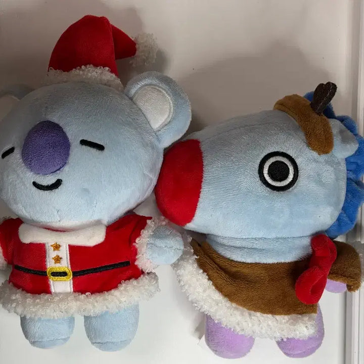 [BUNJANG] BT21 Christmas RJ &amp; Koya Plush Dolls / bt21 크리스마스 망, 코야 팝니다