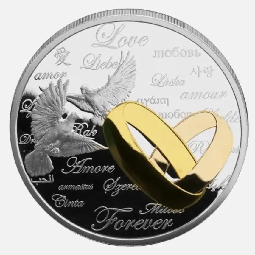 [BUNJANG] 2013 Niue Love Dove Wedding 1 oz 99.99% Silver Coin / 2013 니우에 Love 영원한 사랑 도브 ll 웨딩 1온스 9999%