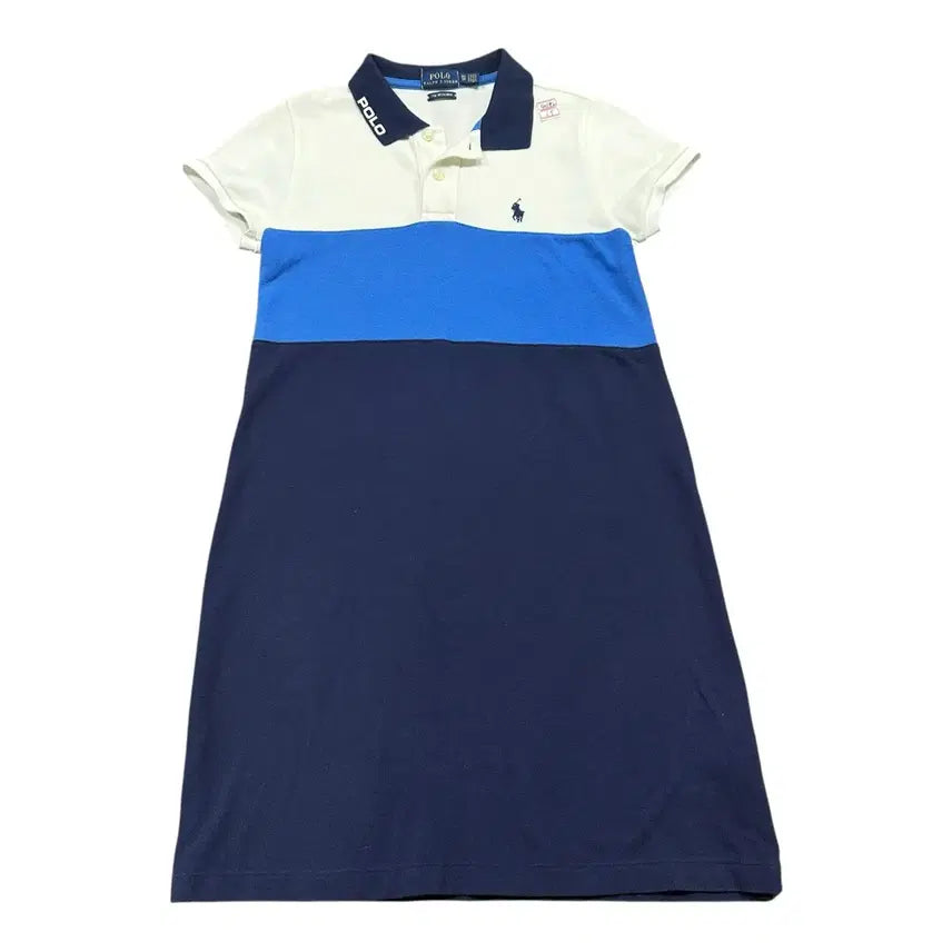 [BUNJANG] Polo Ralph Lauren Collar Short Sleeve Dress / (바배) 폴로 랄프로렌 카라 반팔 원피스