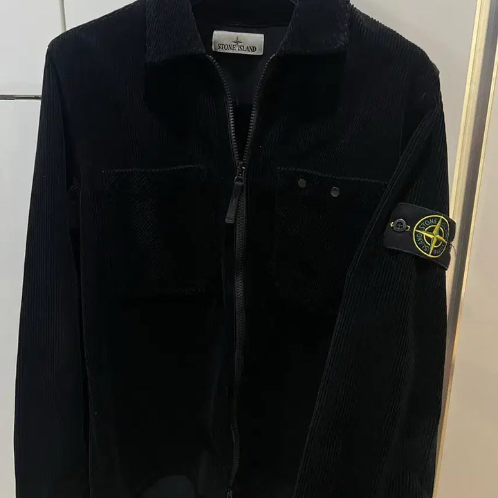 [BUNJANG] Stone Island 25FW Corduroy Black Jacket / 25fw 스톤아일랜드 코듀로이 블랙자켓 (새상품급)