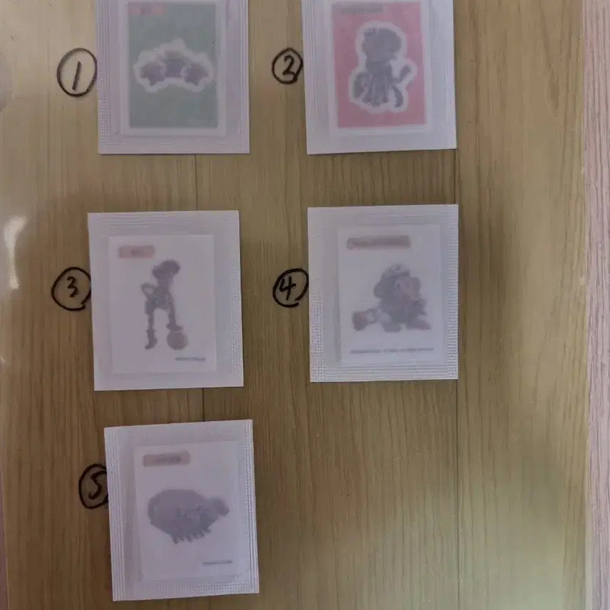 [BUNJANG] Starbucks Toy Story Stickers Bundle Set / 스타벅스 토이스토리 띠부씰 5개 일괄 3.3만 ㅡ 1개씩은 1만원 판매
