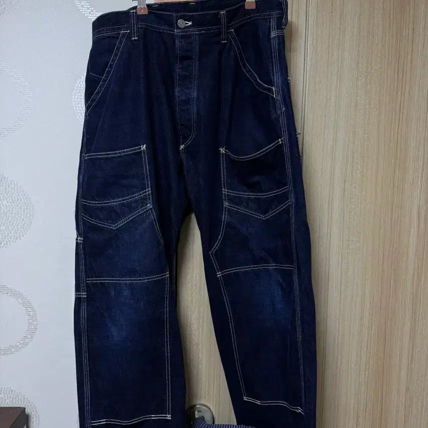 [BUNJANG] FW (Bootleggus) Derekman 36 Size Denim Pants / 프리휠러스(부틀레거스) 데릭맨 36사이즈