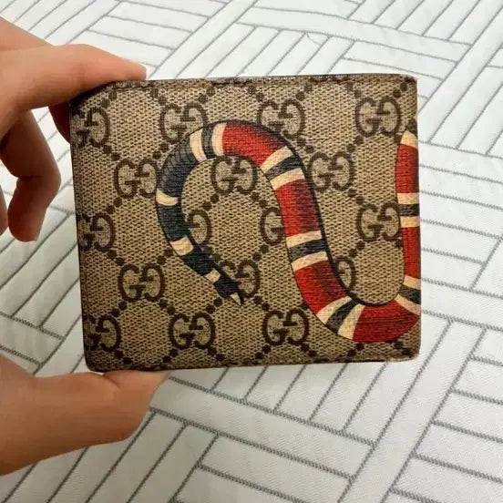 [BUNJANG] Gucci Kingsnake Bi-fold Wallet / 구찌 킹스네이크 반지갑