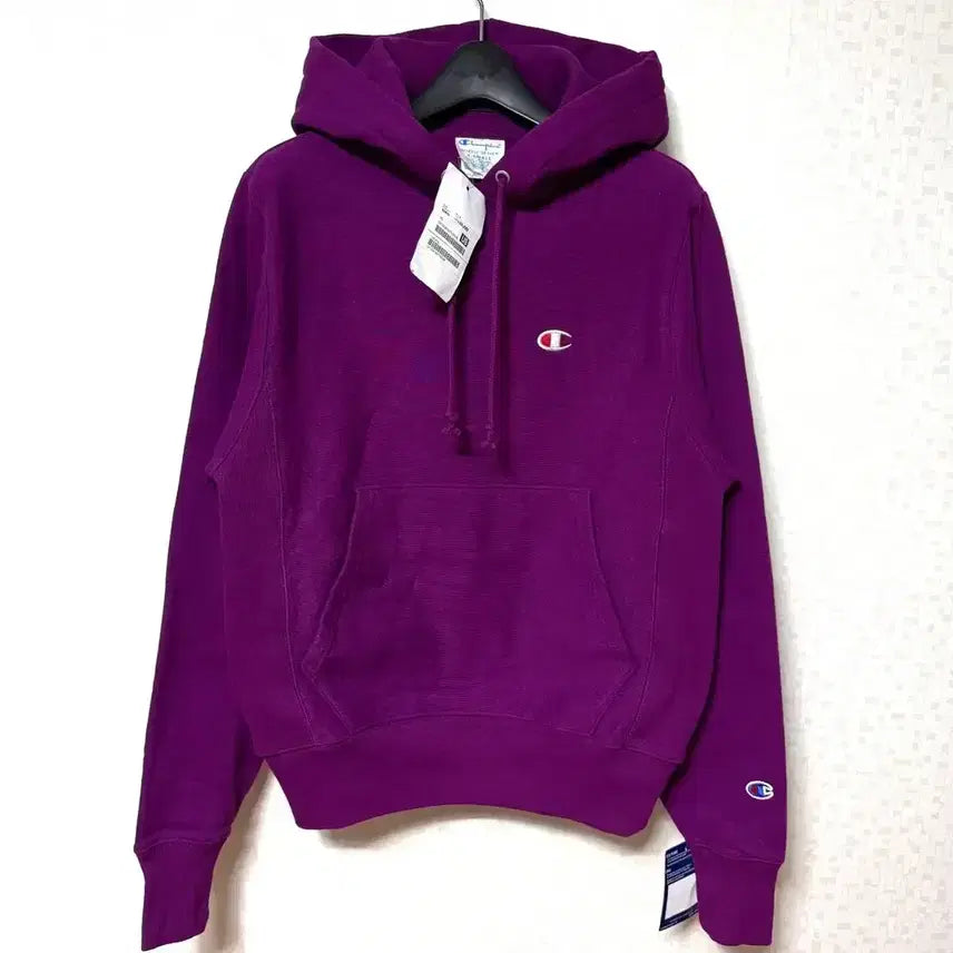 [BUNJANG] Champion Blue Tag Reverse Weave Hoodie (XS) / [XS,85](새상품)챔피온 블루택 후드티 리버스위브 보라