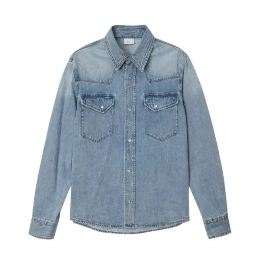 [BUNJANG] Paramour Western Denim Shirt - Light Blue, M / [새상품] 패러모어 웨스턴 데님셔츠