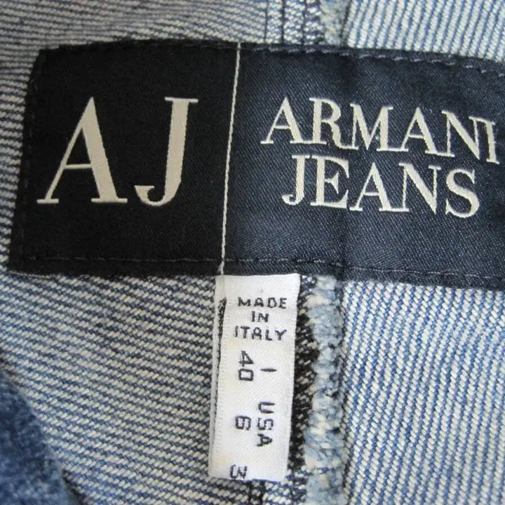 [BUNJANG] 90s Armani Jeans Double Layer Denim Jacket / 90s Armani Jeans 더블 레이어 데님 자켓