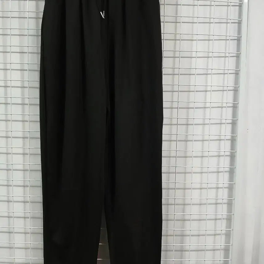 [BUNJANG] Black Spandex Training Pants with Waist Banding / 검정색 스판 허리 밴딩 트레이닝 팬츠  새옷