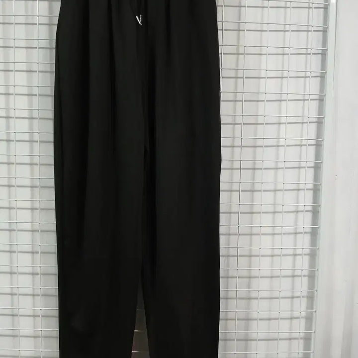 [BUNJANG] Black Spandex Training Pants with Waist Banding / 검정색 스판 허리 밴딩 트레이닝 팬츠  새옷