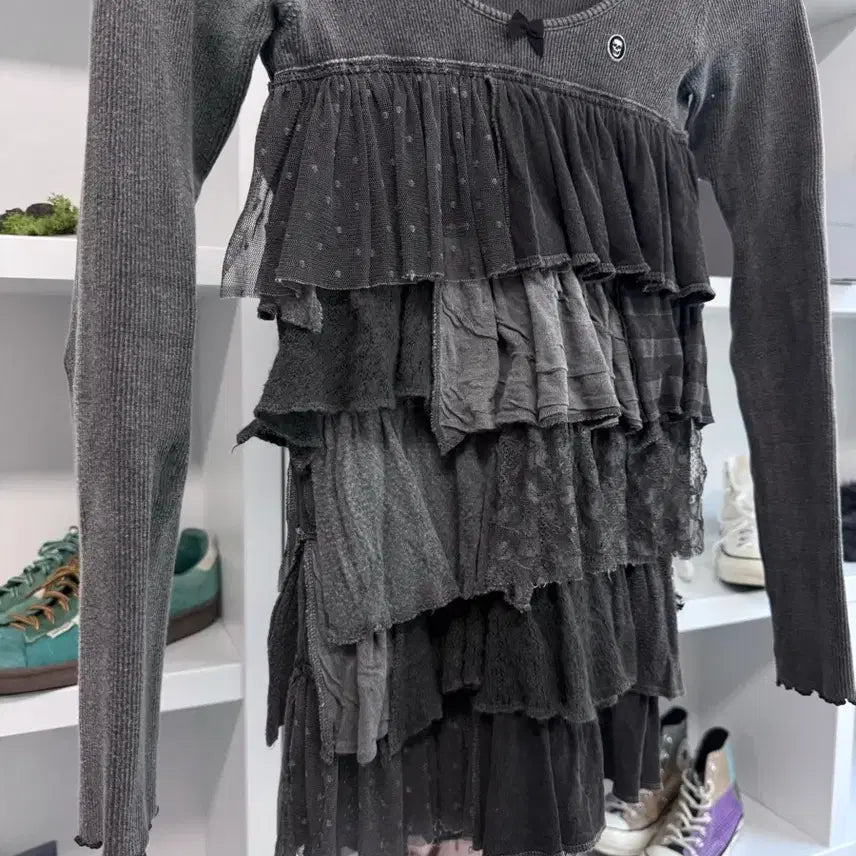 [BUNJANG] Hysterics Frill Knit Top / hysterics 프릴 니트 탑