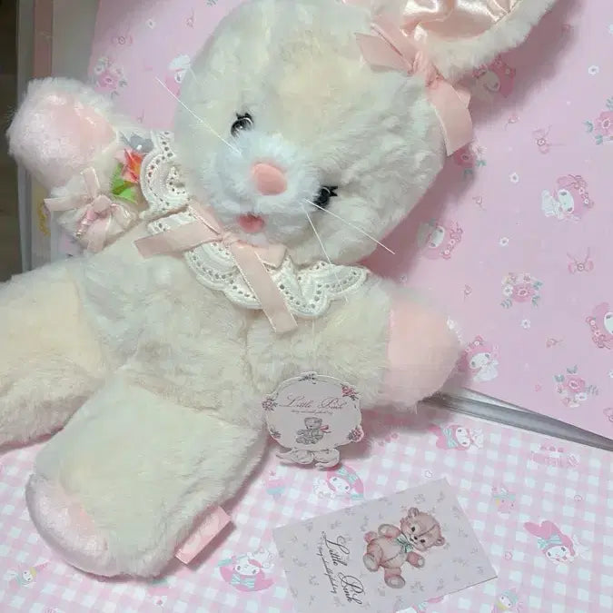 [BUNJANG] Little Pink Handmade Rabbit Doll / Little Pink 일본 작가 핸드메이드 토끼 인형