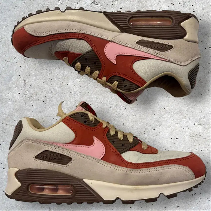 [BUNJANG] Nike Air Max 90 Bacon Sneakers / [270] 나이키 에어맥스 베이컨  브라운/핑크 스니커즈