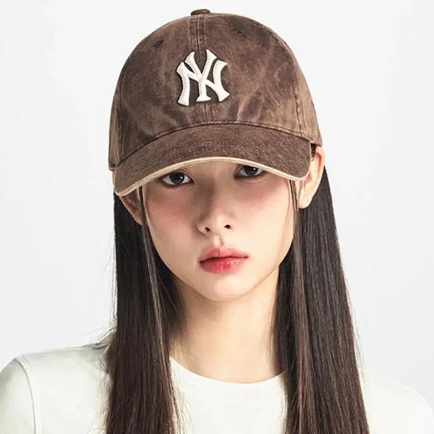 [BUNJANG] MLB Unstructured Heavy Washed Ball Cap Brown / MLB 헤비 워싱 언스트럭쳐 볼캡 브라운 새상품