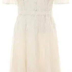 [BUNJANG] It Michaa Wing Collar Lace Dress Ivory Size 5 (55) / it MICHAA 잇미샤 윙카라 레이스원피스(새상품)
