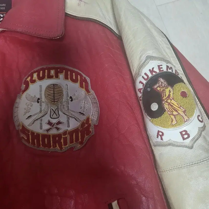 [BUNJANG] RBC Motorcycle Scorpion Real Leather Jacket M / R.B.C 모터사이클 스콜피온 리얼레더 가죽자켓 M