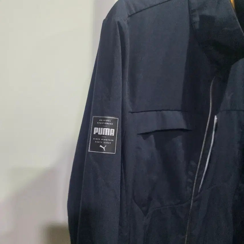 [BUNJANG] Puma Navy Windbreaker Jacket / 푸마 네이비 바람막이 자켓