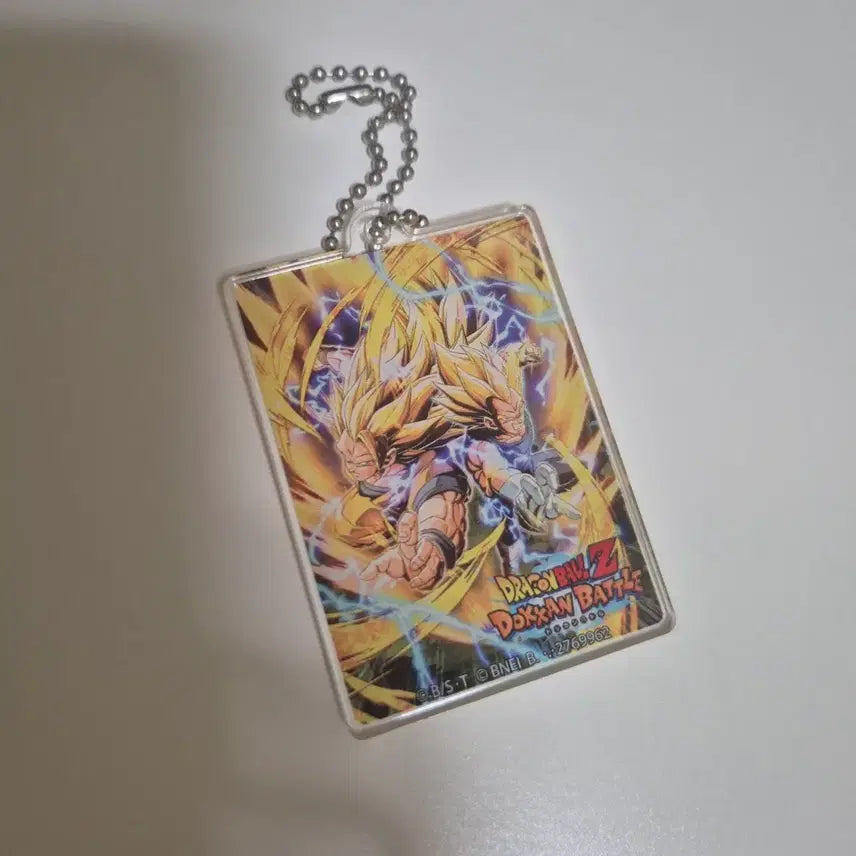 [BUNJANG] Dragon Ball Dokkan Battle Acrylic Keychain Set - Goku, Vegeta / 드래곤볼 돗칸배틀 아크릴 키링 가챠 손오공 베지터