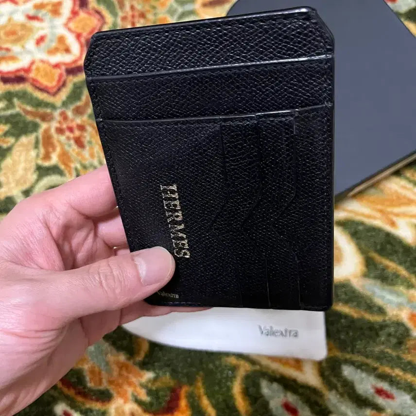 [BUNJANG] Valextra Hermes Logo Wallet / 발렉스트라 지갑 에르메스 로고