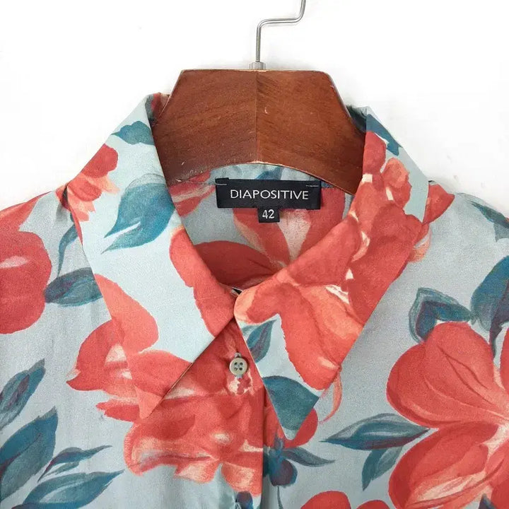 [BUNJANG] DIAPOSITIVE 100% Silk Flower Shirt / DIAPOSITIVE 실크 100% 플라워 셔츠  95