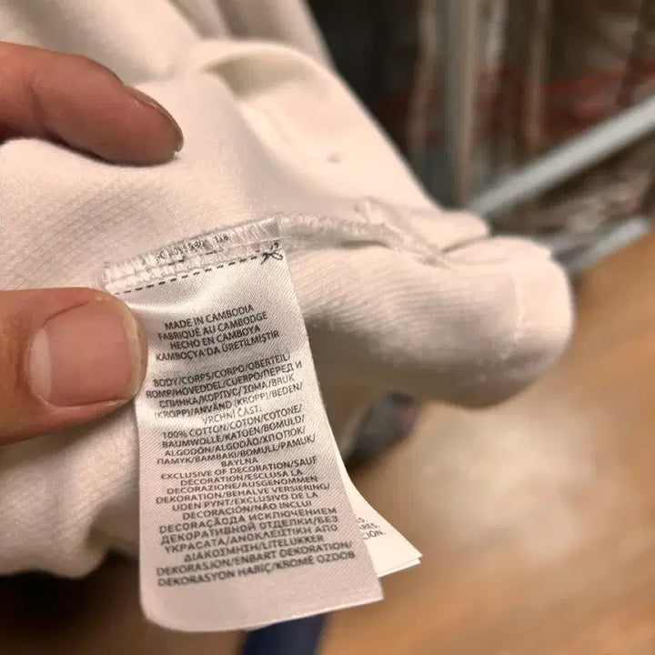 [BUNJANG] Polo Ralph Lauren White Half-Zip Sweatshirt XL / 폴로 랄프로렌 화이트 하프집업
