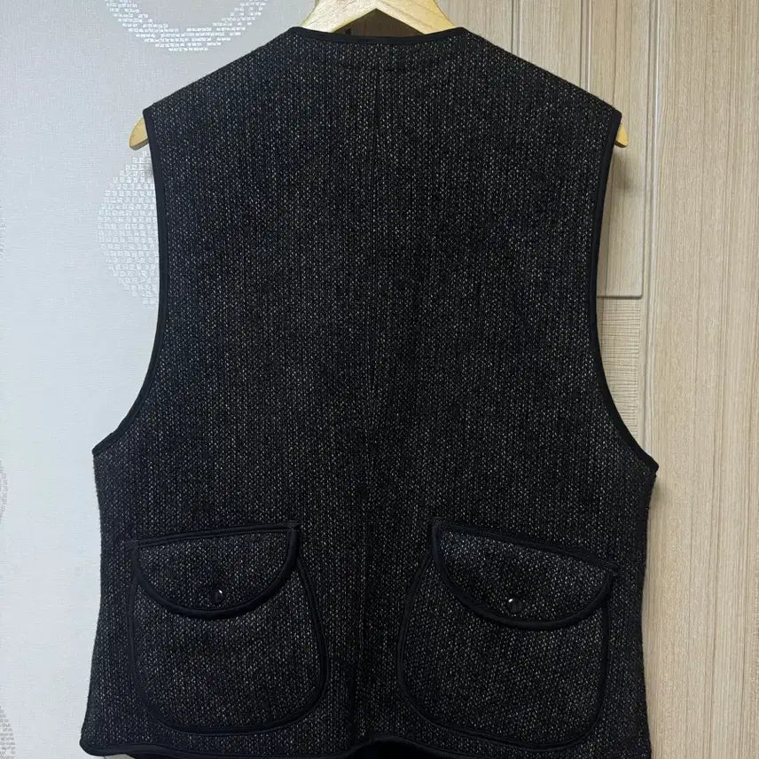 [BUNJANG] Freewheelers Bridgeport Vest Grain Black Stripe x Black Size 44 / 프리휠러스 Bridgeport 베스트 44사이즈