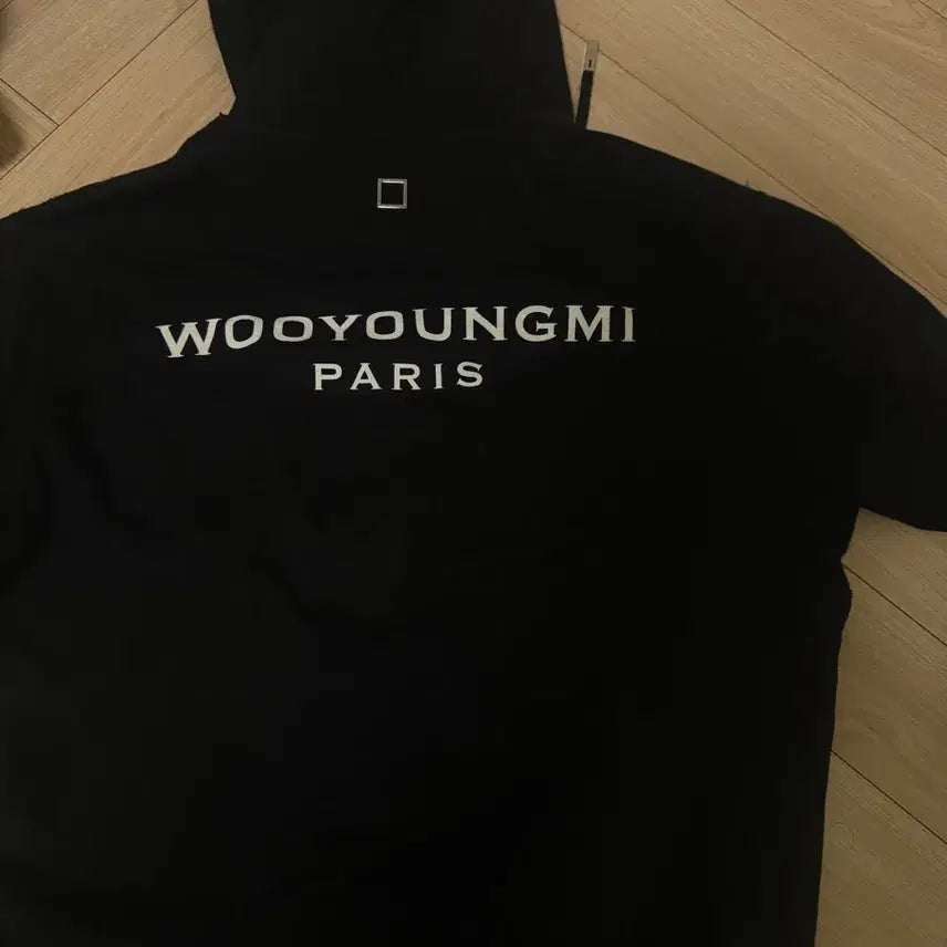 [BUNJANG] Wooyoungmi Black Hoodie Size 44 / 우영미 블랙 후드티 44사이즈
