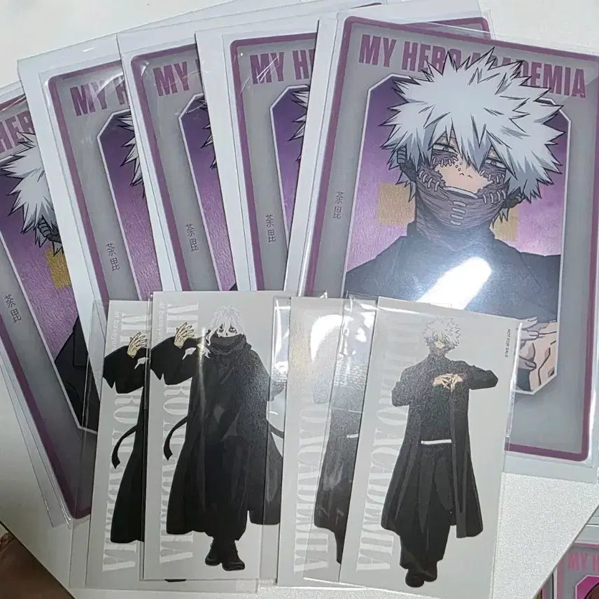 [BUNJANG] My Hero Academia Dabi Bazard Random Clear Art Card Set (5 pcs) / (5장 세트) 히로아카 나히아 다비 베이스야드 랜덤 클리어 아트카드