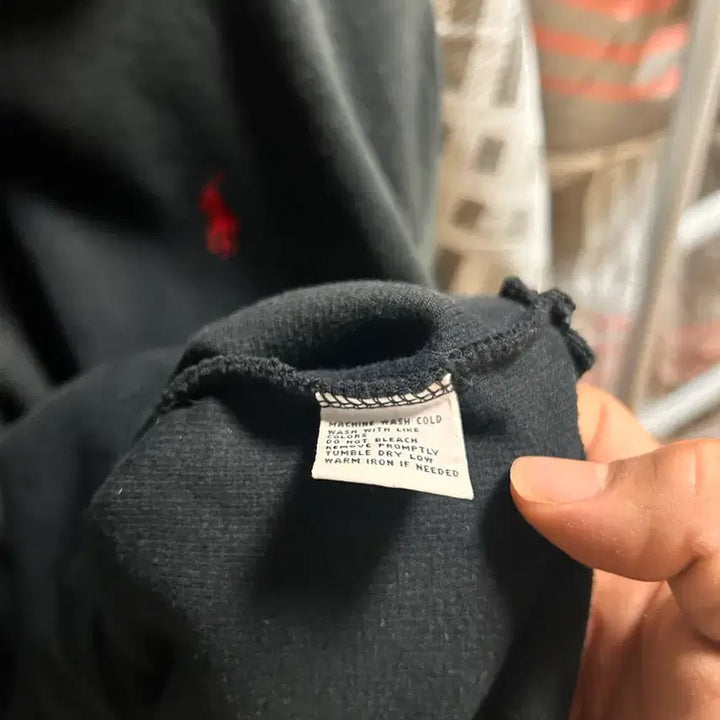 [BUNJANG] Polo Ralph Lauren Black Half-Zip Knit / 폴로 랄프로렌 블랙 하프집업