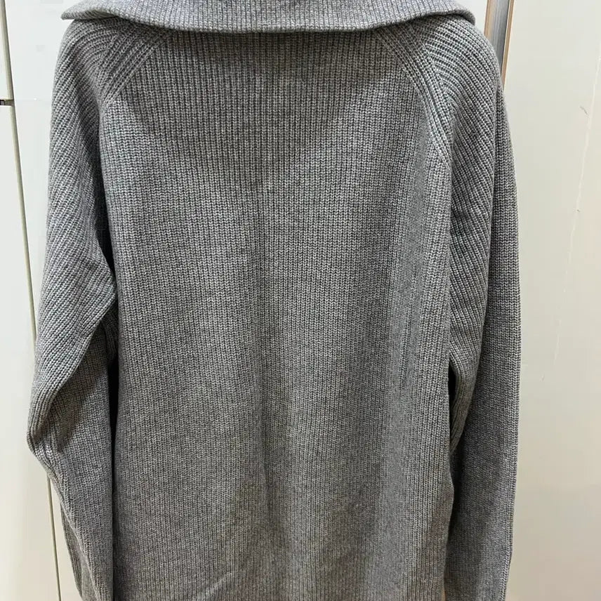 [BUNJANG] Maison Kitsuné 24FW Cashmere Half-Zip Pullover (Size L) / 24fw 메종키츠네 캐시미어 반집업 L (새상품급)