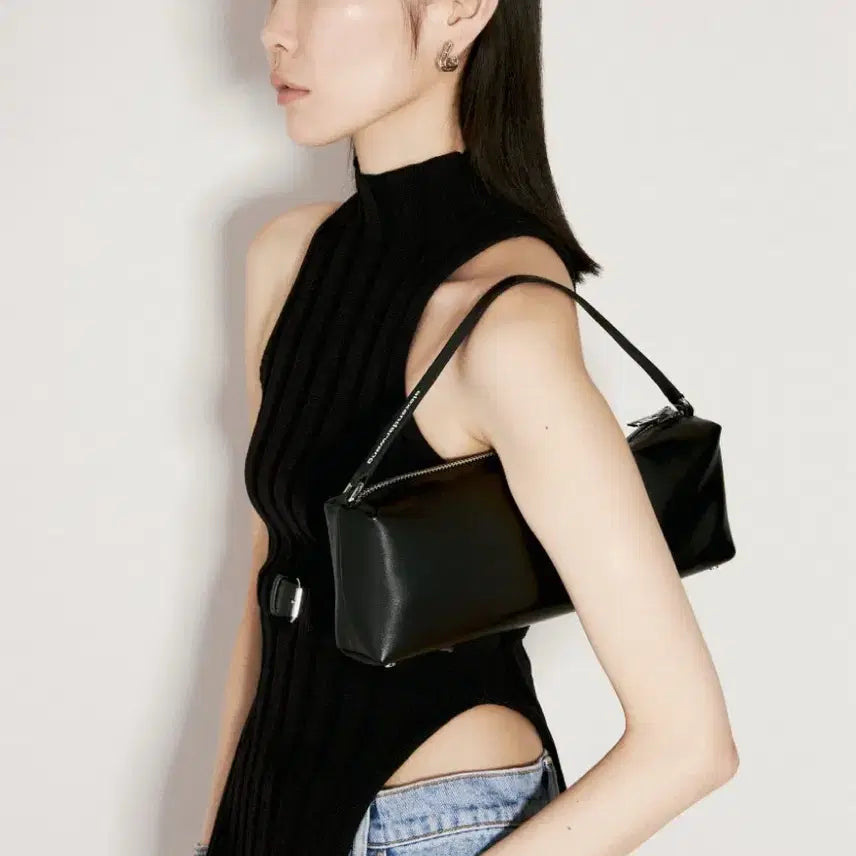 [BUNJANG] Alexander Wang Leather Tote Bag Black New / 알렉산더왕 토트백 레더 블랙 새상품