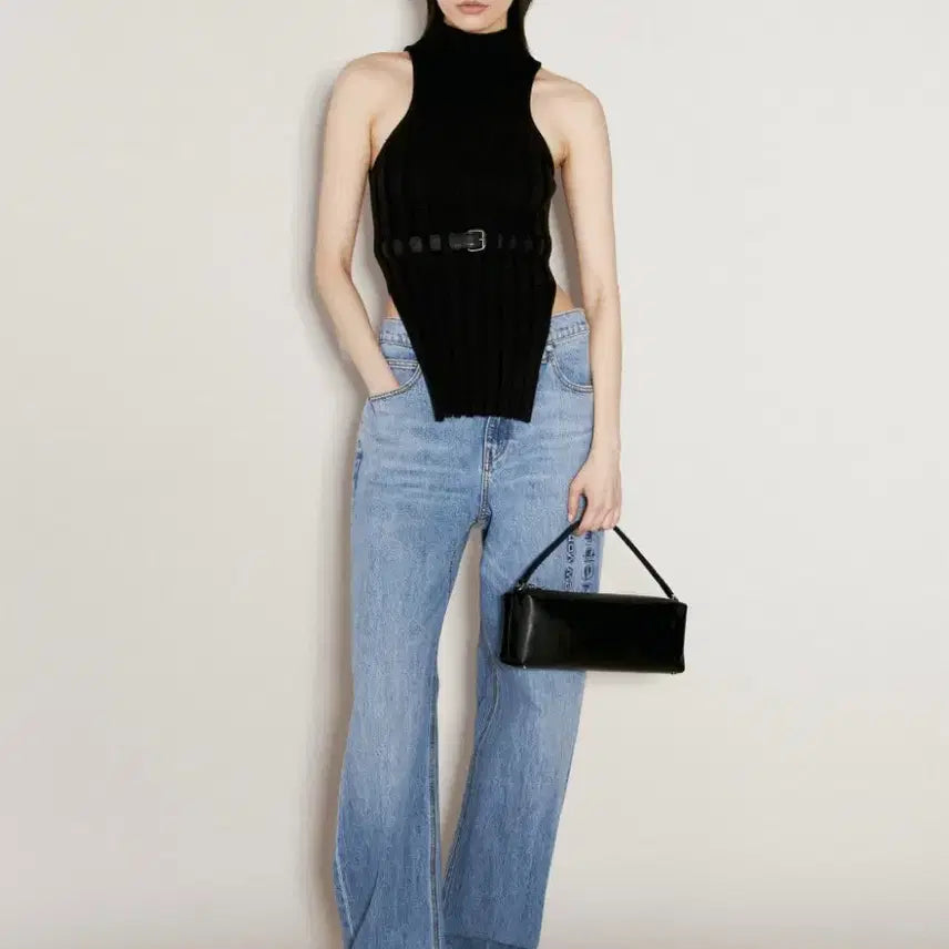[BUNJANG] Alexander Wang Leather Tote Bag Black New / 알렉산더왕 토트백 레더 블랙 새상품