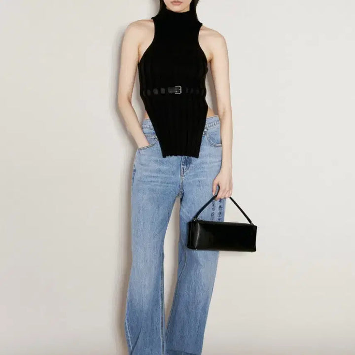 [BUNJANG] Alexander Wang Leather Tote Bag Black New / 알렉산더왕 토트백 레더 블랙 새상품